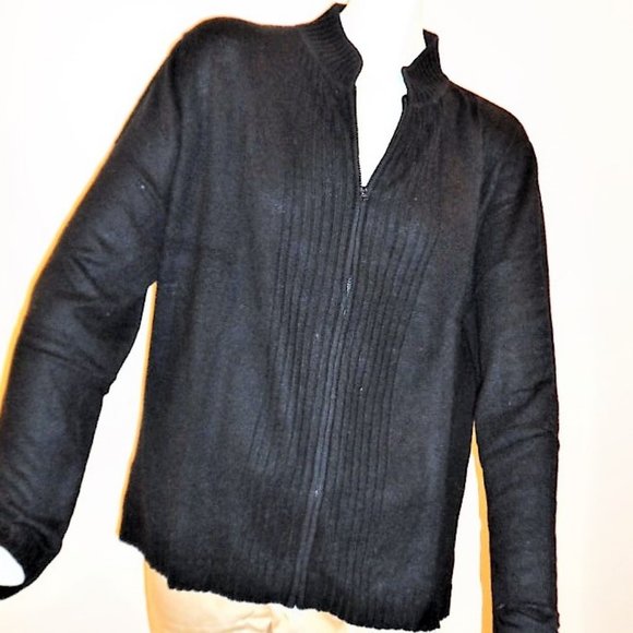 CASHMERE/SILK BEUTLER CARDIGANS SWEATERS WITH ZIPPER NWT - Picture 1 of 2